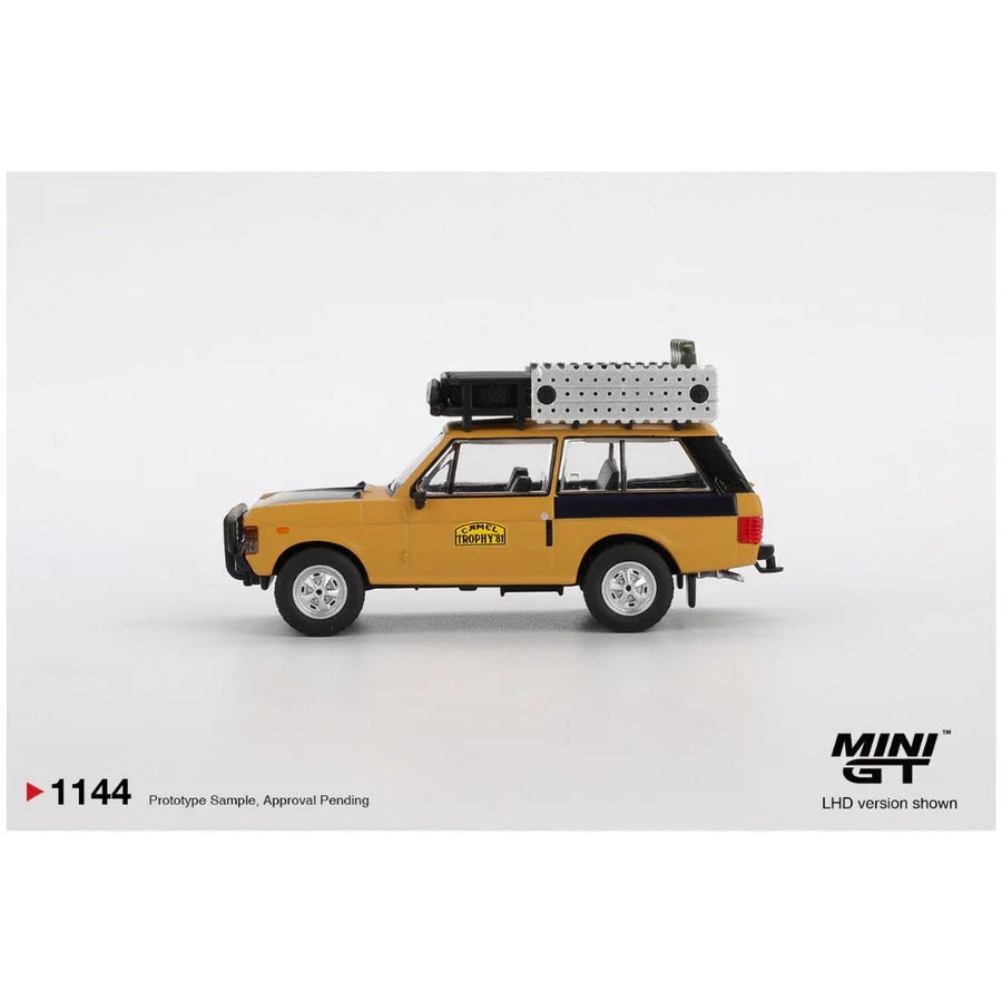 Mini GT Range Rover 1981 Camel Trophy Sumatra Winner | 1:64 Premium Diecast