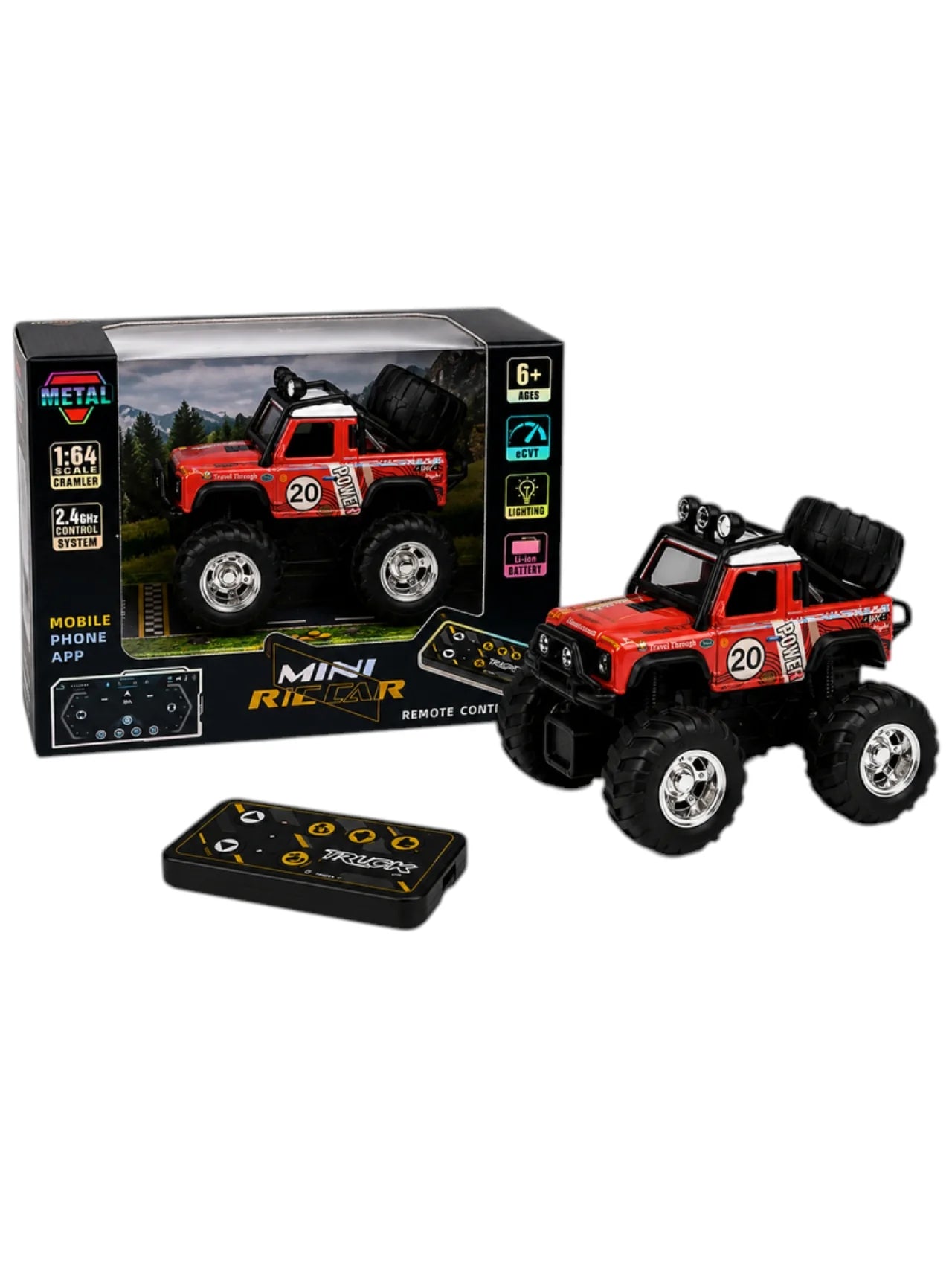 Trasped 1:64 Micro RC Monster Truck